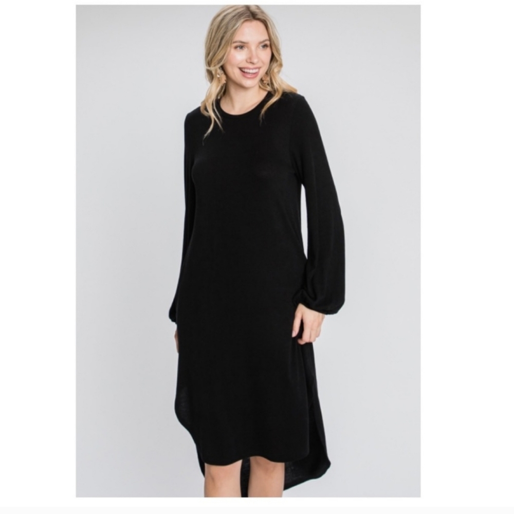 Boho Soft Midi Long Sleeve Dress✨️ - Picture 4 of 7